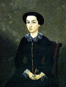 <i><b>Portrait de Nazli Orblian</b> 1870-50- Le peintre ne s'intressait pas tellement au physique du modle mais  son monde intrieur.</i>